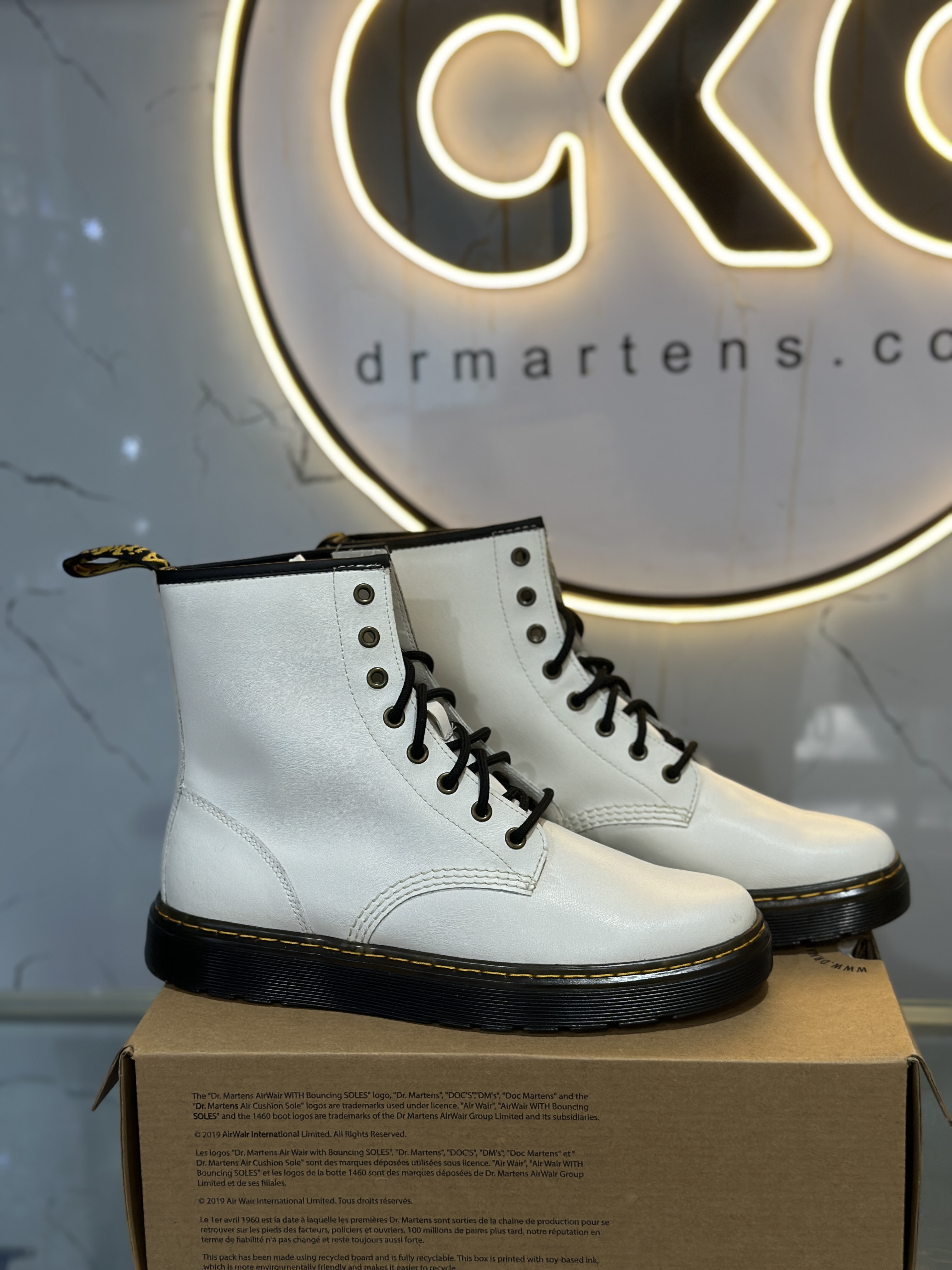 Dr. Martens boot 1460 white