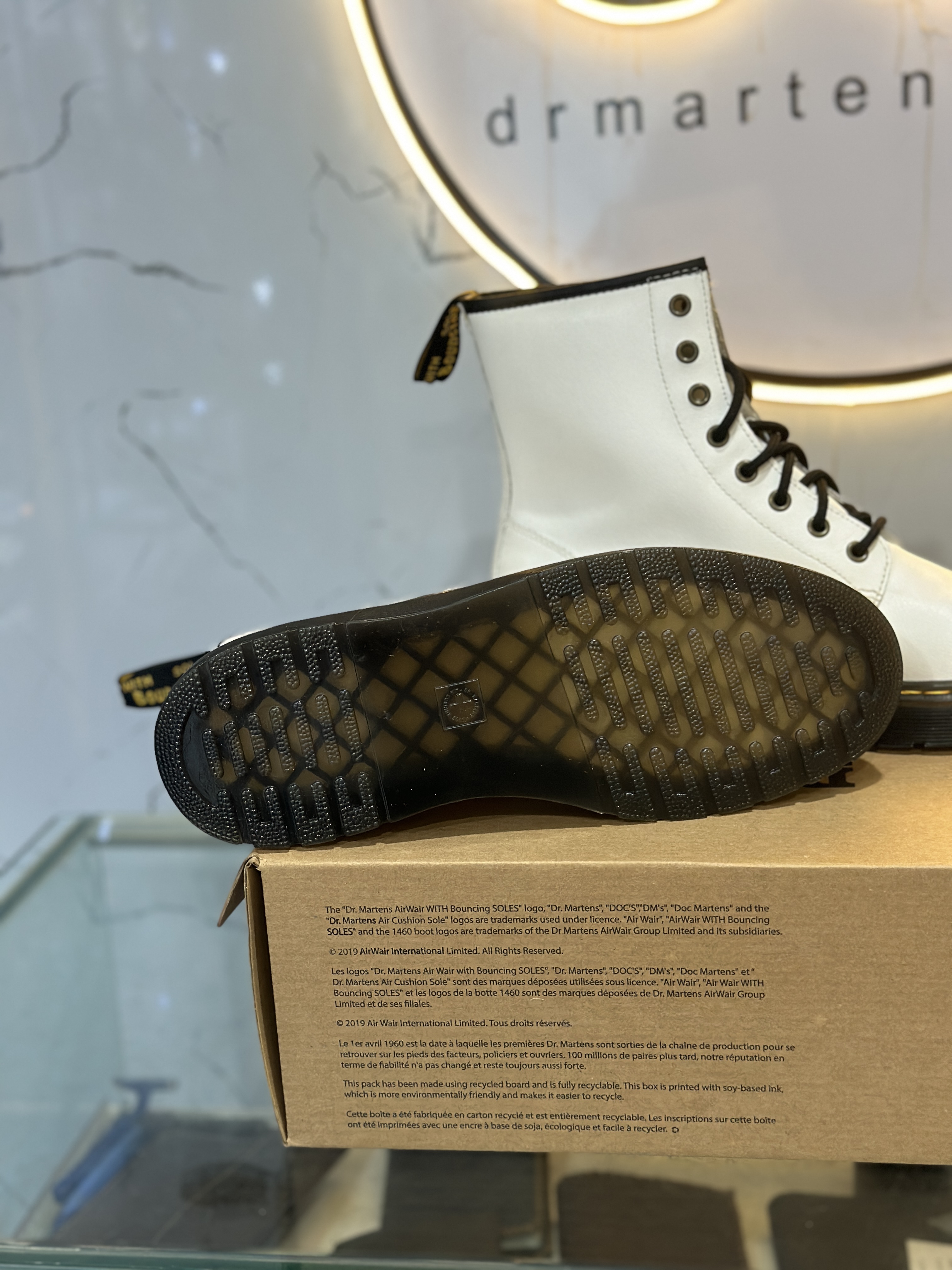 Dr. Martens boot 1460 white