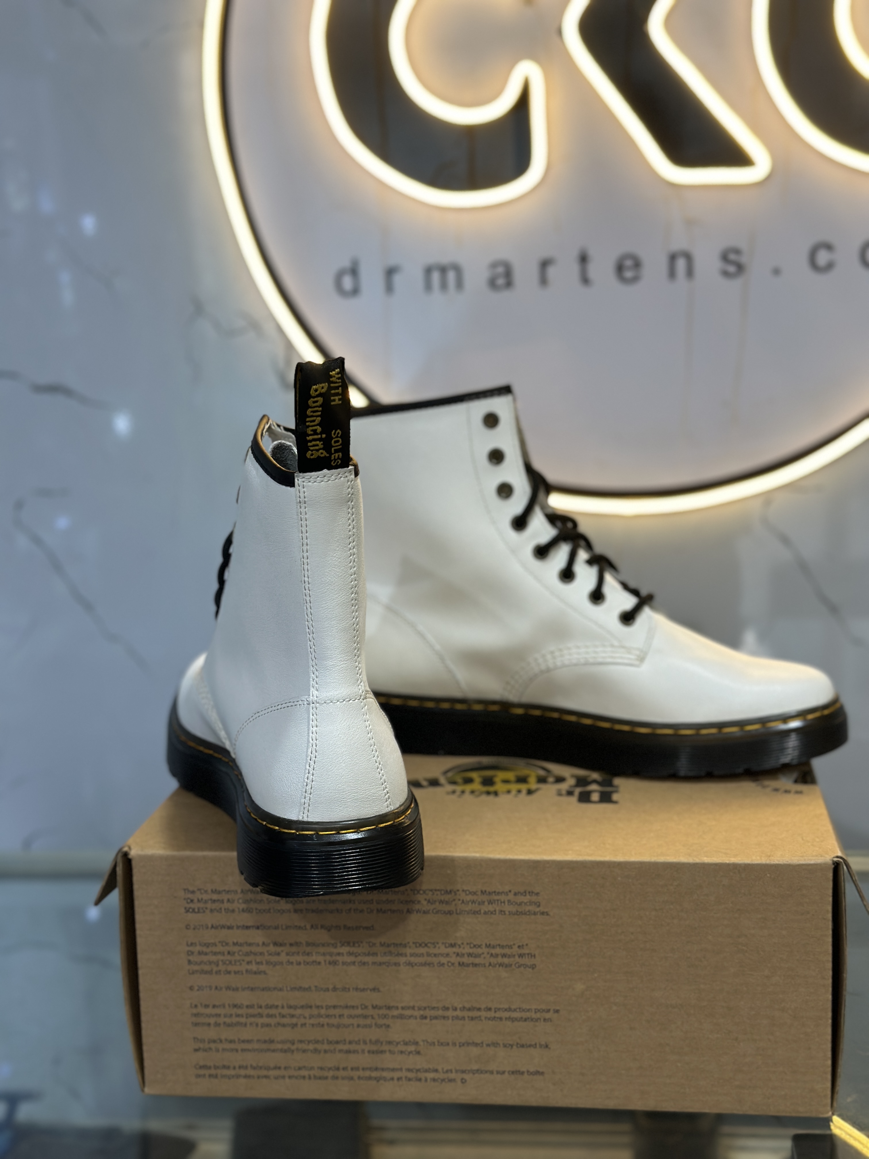 Dr. Martens boot 1460 white